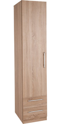 Halstead 1 Door Manufactured Wood Wardrobe