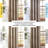 100% Blackout Linen Curtains for Bedroom, Burlap Linen Drapes with Thermal Insulated Grey Liner Grommet Noise Reducing Window Panels for Living room, 2 Panels-1485159055-1485159157