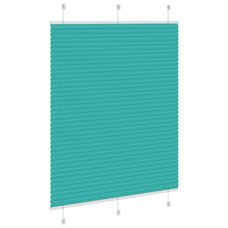 17 Stories Zebra Blind Sand Brown 120X150 Cm Fabric Width 115.9 Cm Polyester, Petrol Green, 105cmW x 100cmL