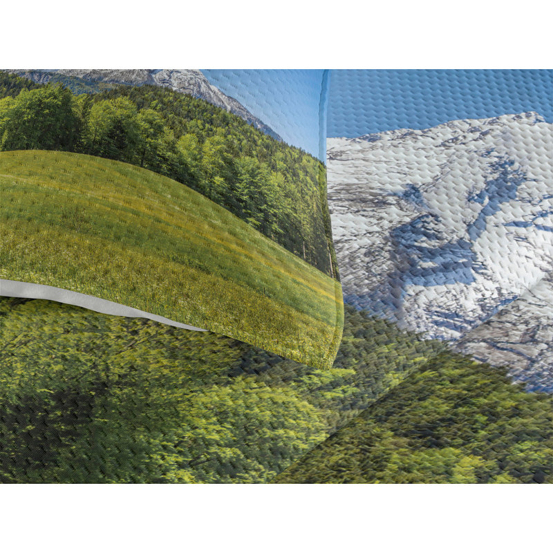 Polyester Coverlet, King Bedspread + 2 Shams