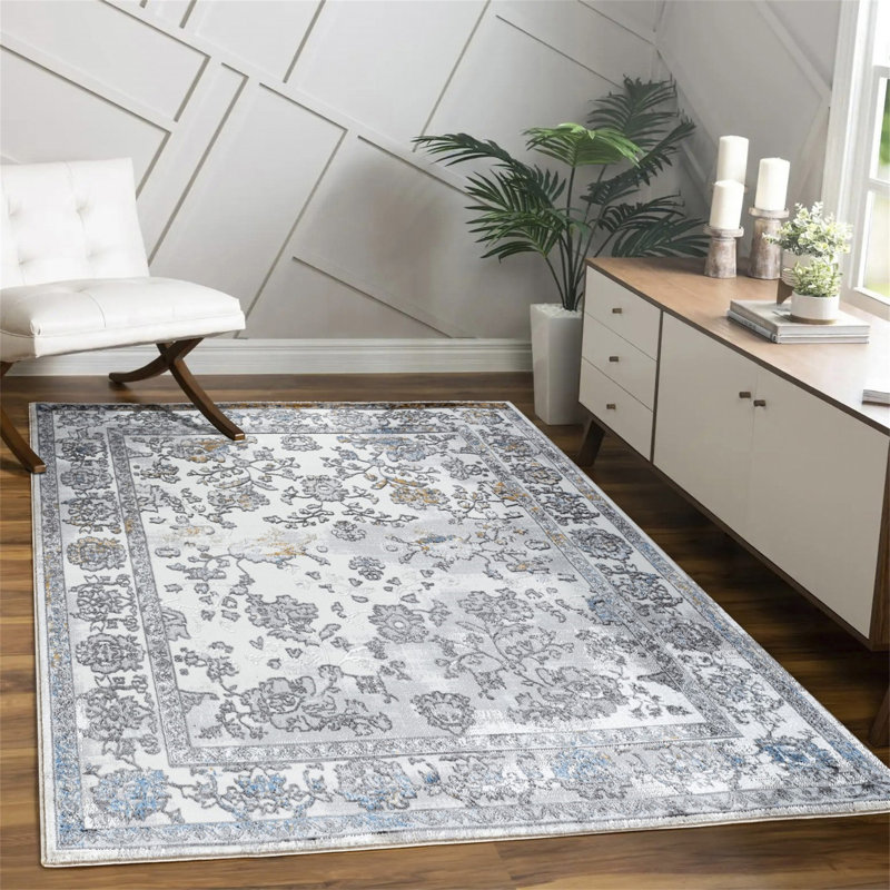 Tapis multicolore Legacy, Rectangle 7 pi 10 po x 9 pi 10 po