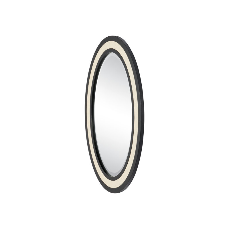 Deanna Raffia Framed Wall Mirror