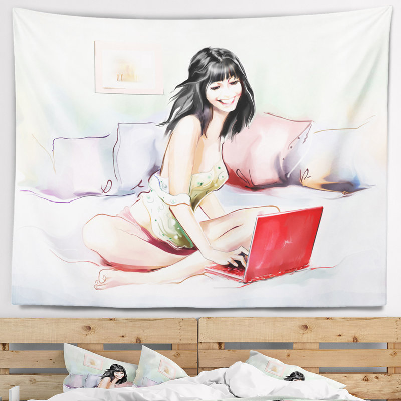 Polyester Tapestry, 50" H x 60" W