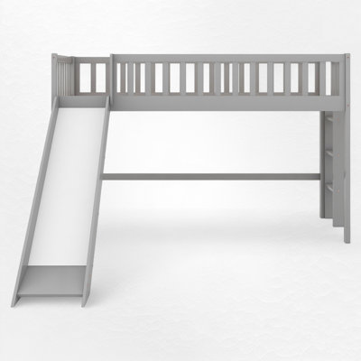 Low Loft Bed With Slide