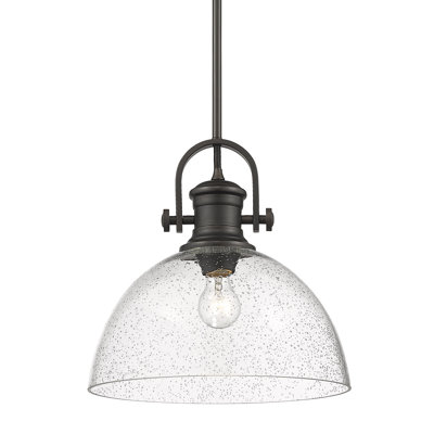 Bales 1-Light Dimmable Dome Pendant