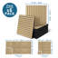 Ensemble de panneaux muraux insonorisants 11,5 po x 11,8 po PET-123431772