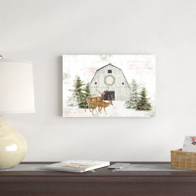 Wooded Holiday I - Festive Reindeer