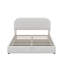 Grand lit plateforme tapissier
