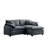 Two-Seater Sofa  With One Footrest