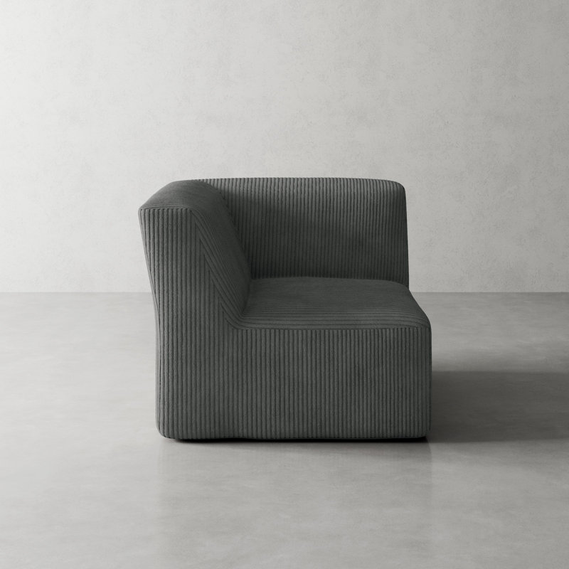 Upholstered Accent Chair, Grey