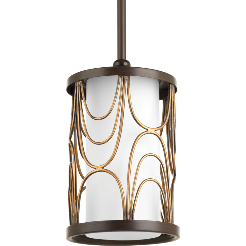 Barba 1 - Light Antique Bronze Single Pendant