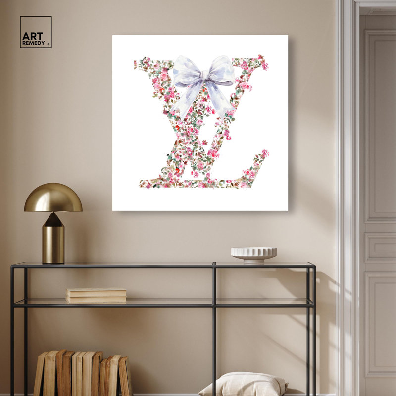 «Makes Me Believe Bow» par Art Remedy, H 40 po x l 40 po, Toile tendue, Toile tendue