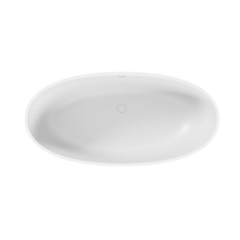 Acquabella Ruby 1 Air Bath Tub, Gloss White