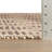 Textured Diamond Blue/Ivory Handwoven Cotton Rug-2130723178