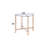 Glass Top End Table