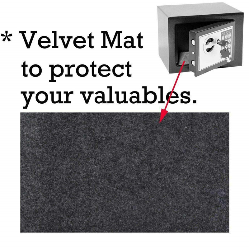 Safe Box Lock, Matte Black