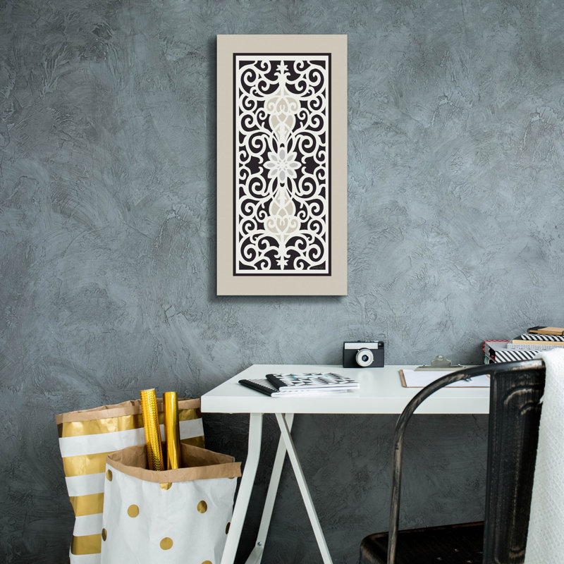 «Patterned Grill III» par Cindy Jacobs, H 24 po x l 12 po x P 0,75 po