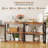 3 Tier Bookshelf Wooden Bookcase w/ Dual Anti-Tipping Kits Open Shelving Unit-481235790