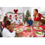 24cm Solid Colour Fabric Christmas Pick