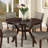 Drake Espresso Finish Dining Table-1699324836