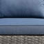 Wicker 7 - Person Patio Conversation Set with Cushions-86589230-98477247