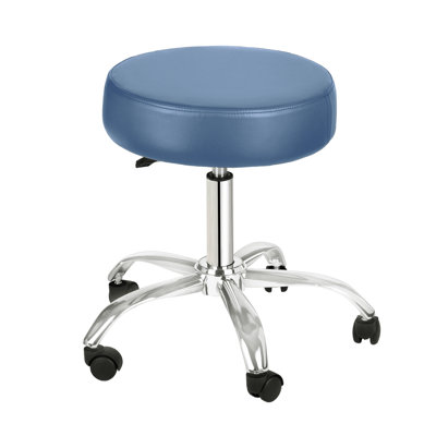 Adjustable Height Ergonomic Industrial Stool with Wheels