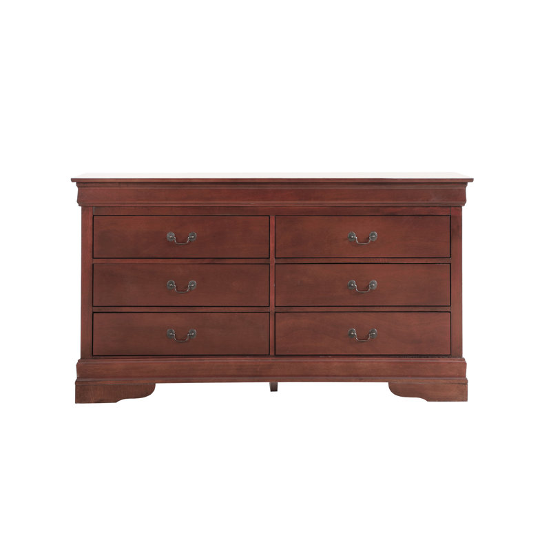 Commode Glory Furniture Louis Phillipe G3100-D, cerise