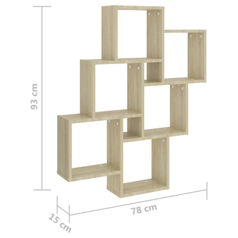 Glendoria 6 Piece Square Cube Shelf