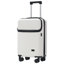 Ensemble de bagages 5 pièces avec demi-ouverture, ensemble de valise de transport rigide avec double roue pivotante, bagage de voyage léger avec port USB, serrures TSA