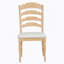 Chaises de salle à manger rembourrées 4 pièces Vintage