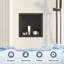 Armoire encastrée en métal 13,94 "x 13,94"-370033730