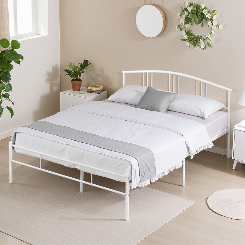 Bushweller Metal Platform Bed Frame - Stylish & Durable