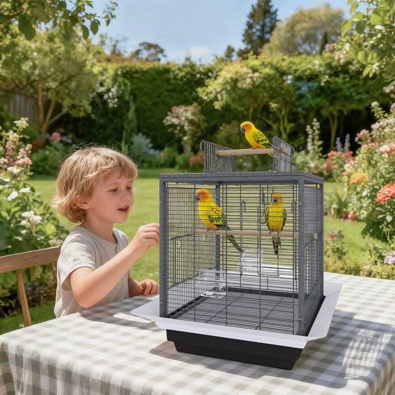 60cm Metal Bird Cage Stand Bird Cage