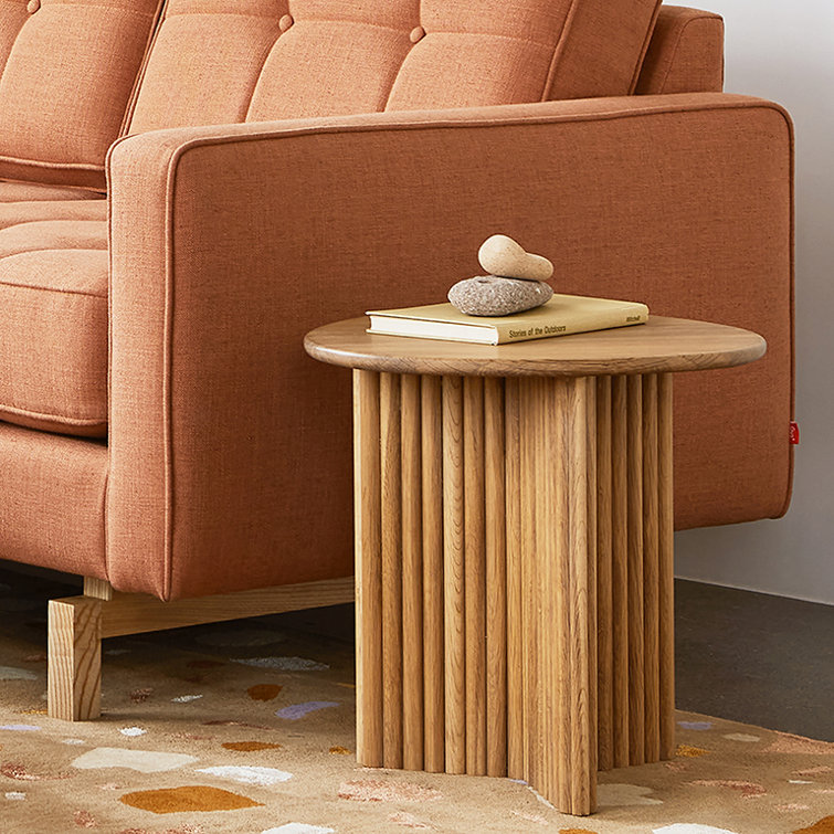 Odeon End Table Round Walnut