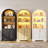 70''H x 31.4''W  Arched Dining Hutch-228148654
