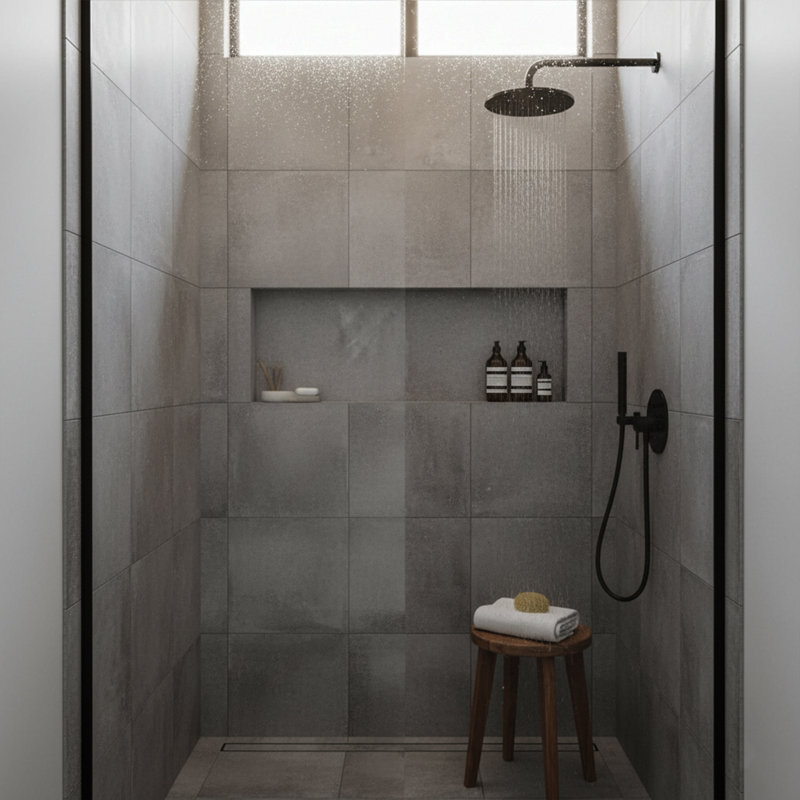 Zinq Matte Shower Wall System Kit (5-Piece)