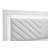 Weinberg Queen LED Panel Bed White High Gloss-592084620