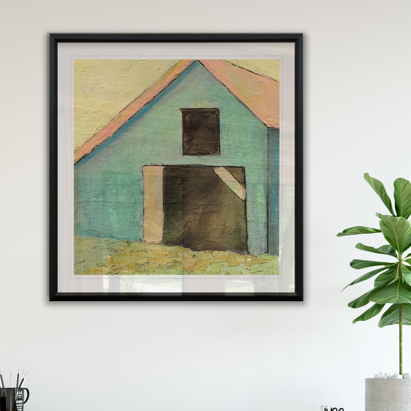 Barn VI - reproduction de cadre photo, H 17,5 po x l 17,5 po x P 1,5 po