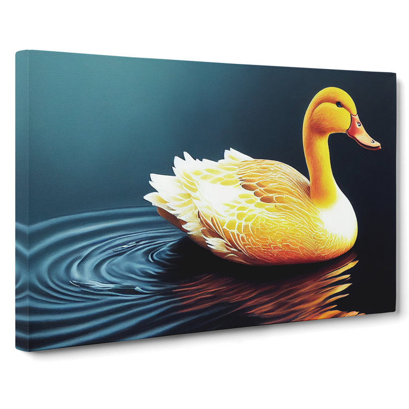 Masterful Duck - Wrapped Canvas, 35cm H x 50cm W x 3cm D