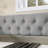 Upholstered Daybed with Trundle, Wood Frame with Tufted Buttons and Copper Nails-187785510