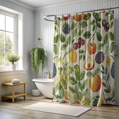 Fresh Kiwi - Premium Shower Curtain