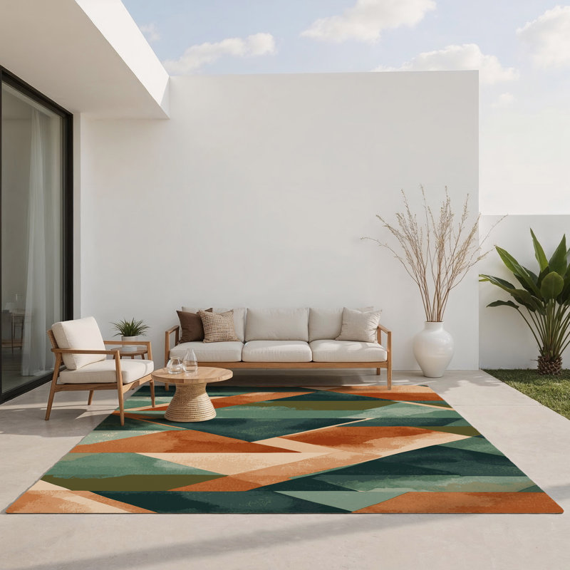 Horizon Hues Indoor And Outdoor Area Rug, Rectangle 2' x 3'