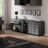 Halifax 3-pc Storage Cabinet Set, Black