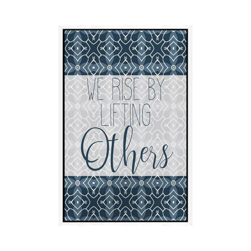 We Rise by Kimberly Allen - Print on Canvas, White Framed, 101.6cm H x 66.04cm W x 3.81cm D