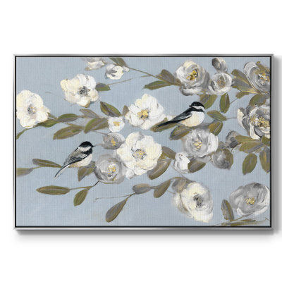 " Chickadees And Blossoms I "