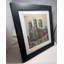 Lowry Style - Framed Print of York Minster - 12" Square Black Ash Frame