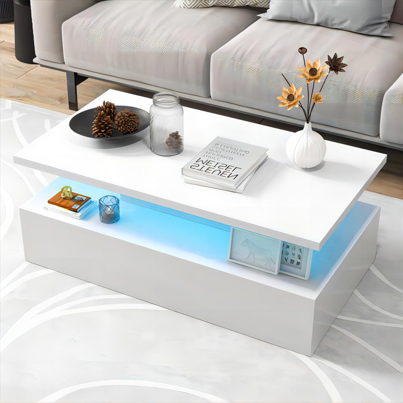 Table basse Geanino, Blanc