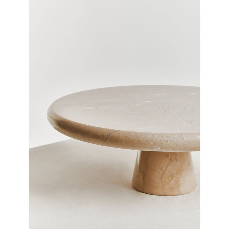 Marmore Gold Marble Cake Stand, Champagne