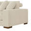 Grand canapé modulaire double rembourré en velours côtelé à large assise pour le confort et la vie moderne avec soutien lombaire réglable.-1269488644