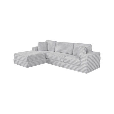 Modular 4 Piece Compressed Sectional